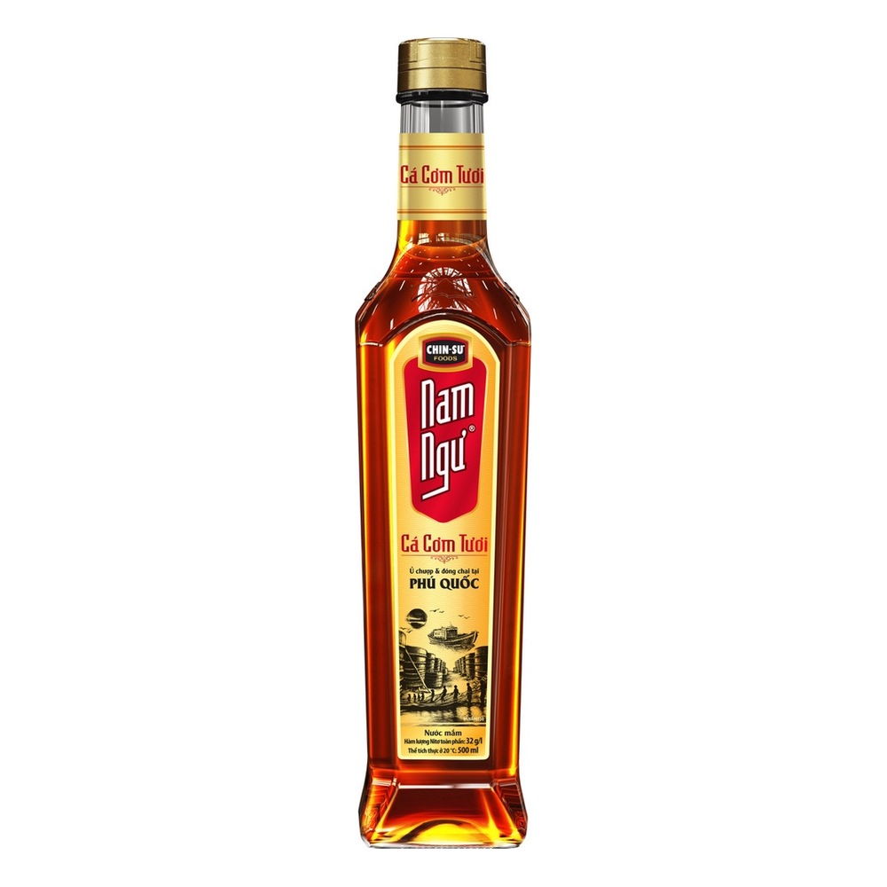 Nước mắm Nam Ngư cá cơm chai thủy tinh 500ml/12