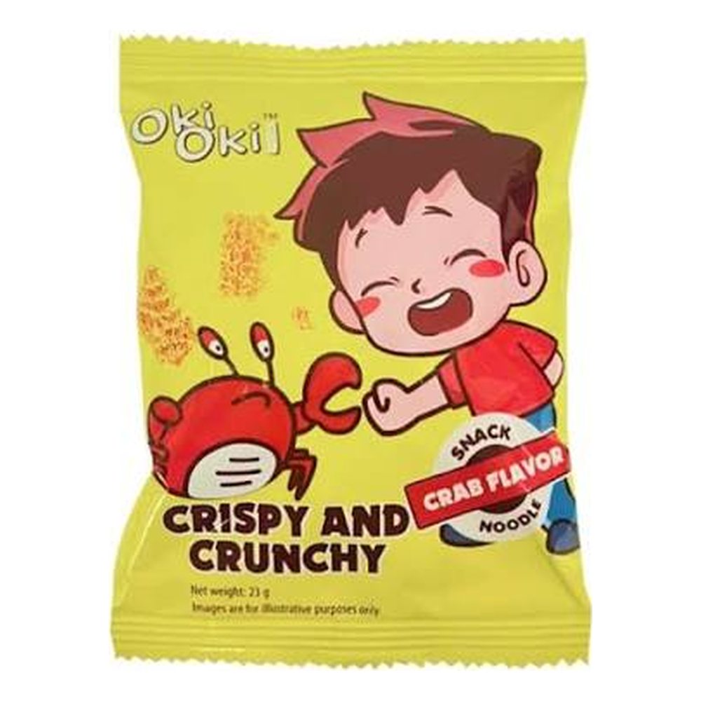 Snack mì giòn Oki Oki vị gạch cua 23gr/176