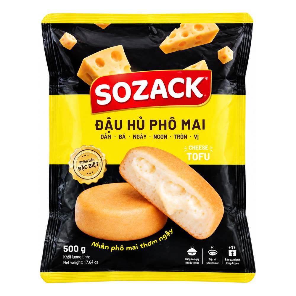 Đậu hũ phô mai SOZACK  500gr