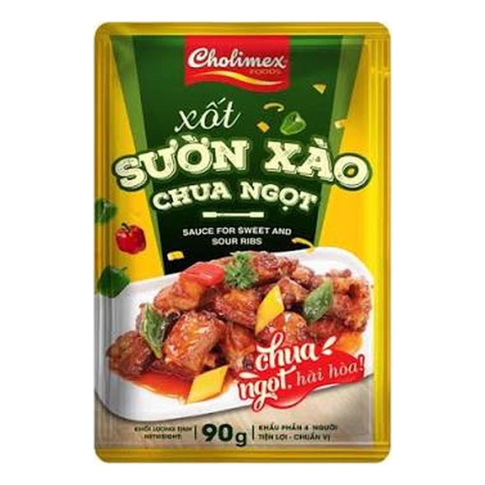 Xốt sườn xào chua ngọt Cholimex 90gr