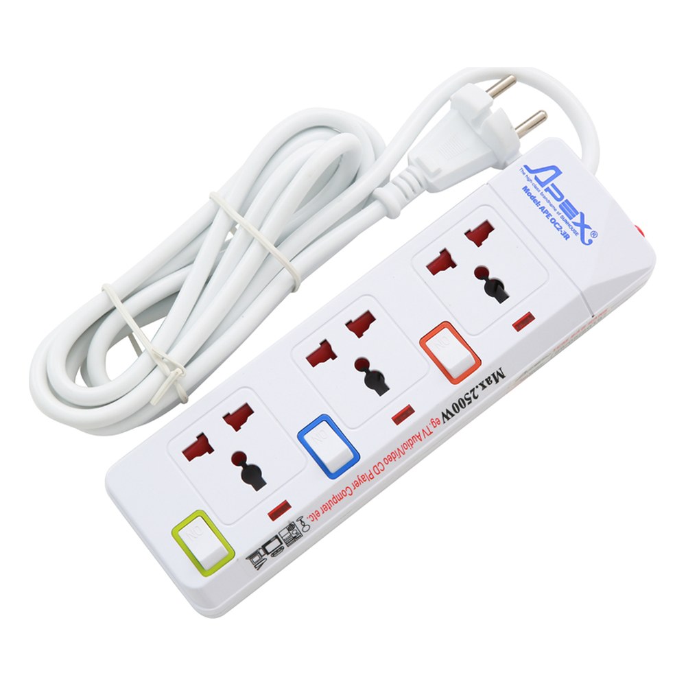 Ổ cắm điện Apex APE OC2-3R