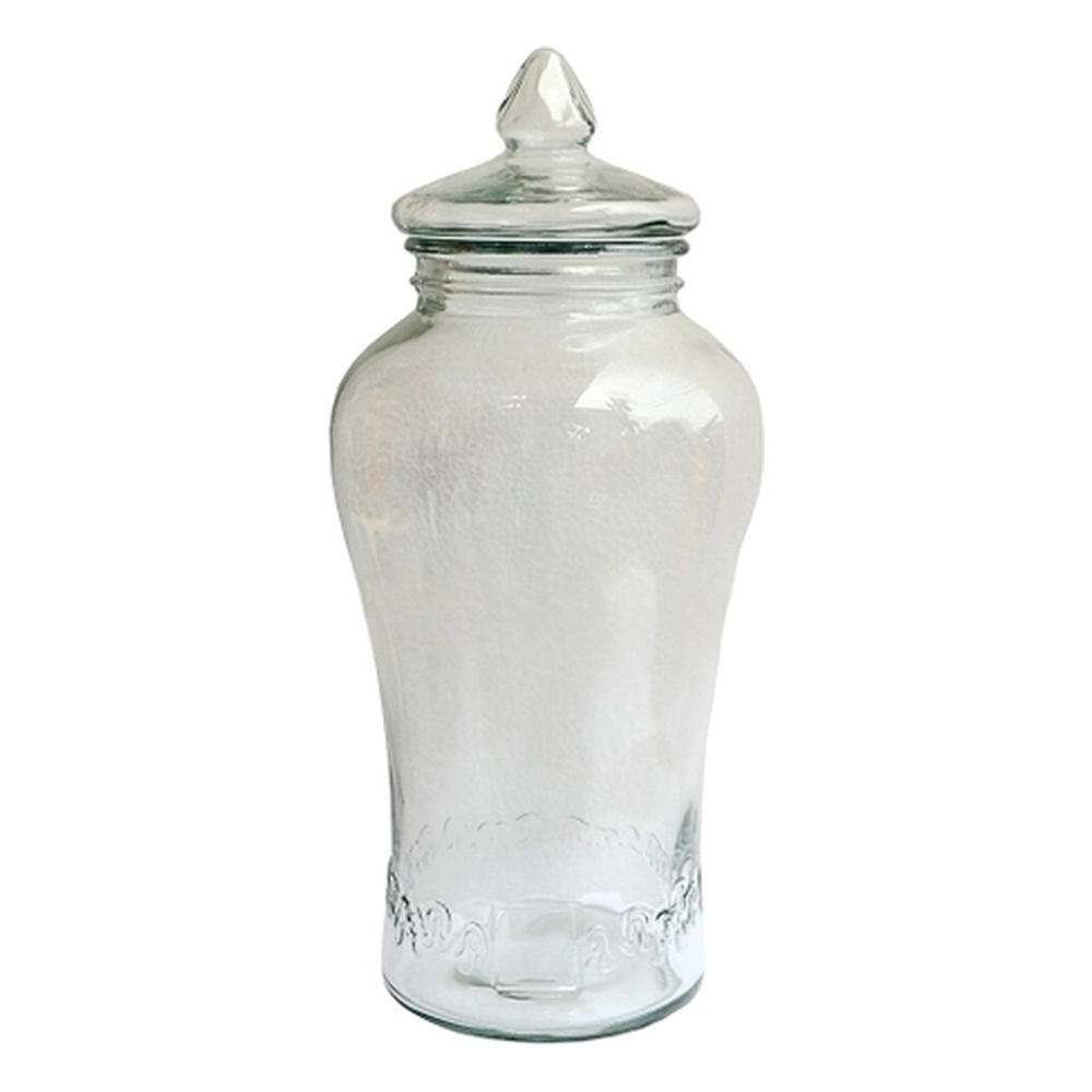 Bình thủy tinh 15L chân mây