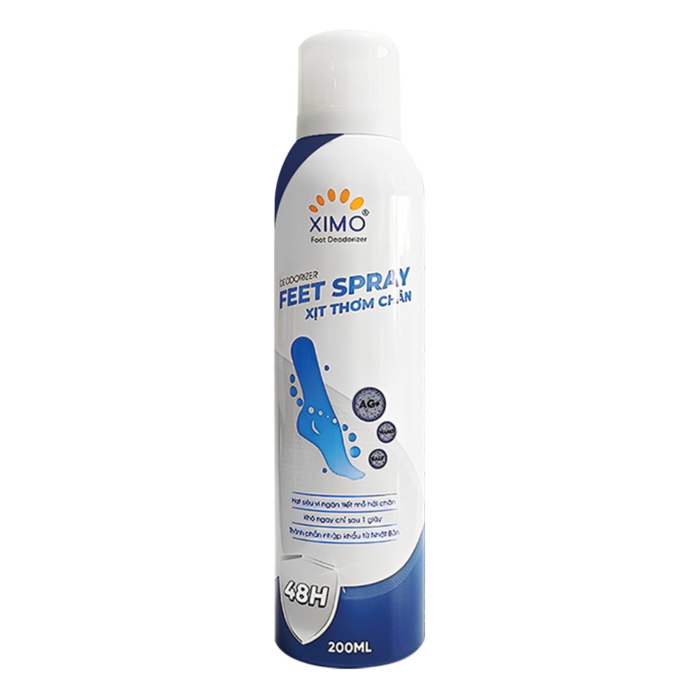 Xịt ngăn mùi chân Ximo chống thối chân, khử mùi giày 300ml 