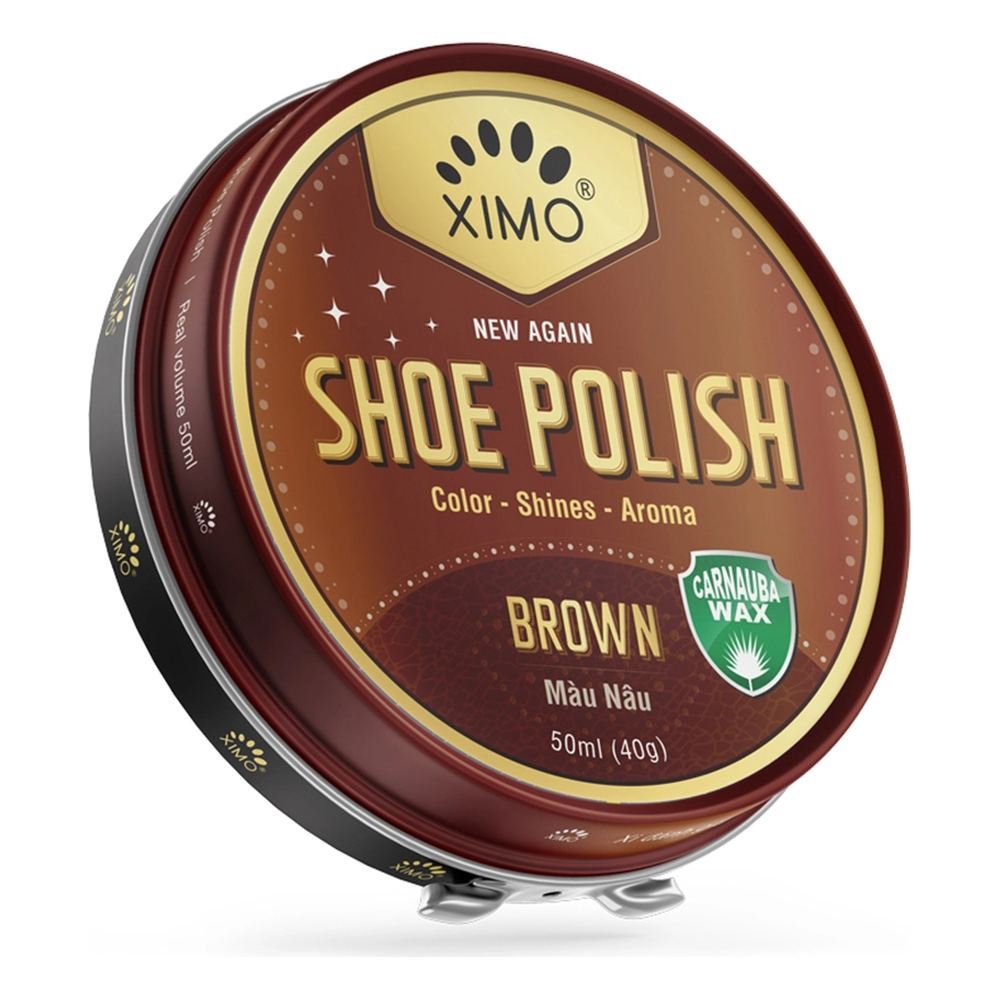 Xi mút đánh giầy hiệu Ximo 50ml - lọ màu nâu