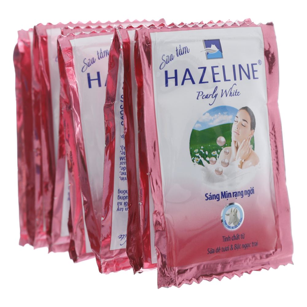 Sữa tắm Hazelin yến mạch dâu tằm 6g 6gx12