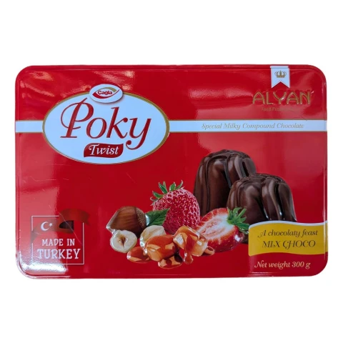 Kẹo sô cô la tổng hợp Poky 300gr/16