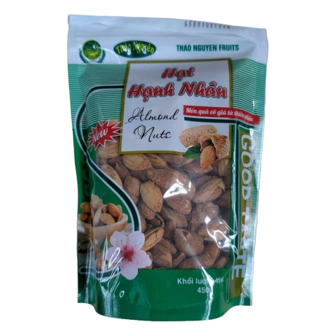 Hạt hạnh nhân nguyên vỏ T.Nguyên túi 450g/24