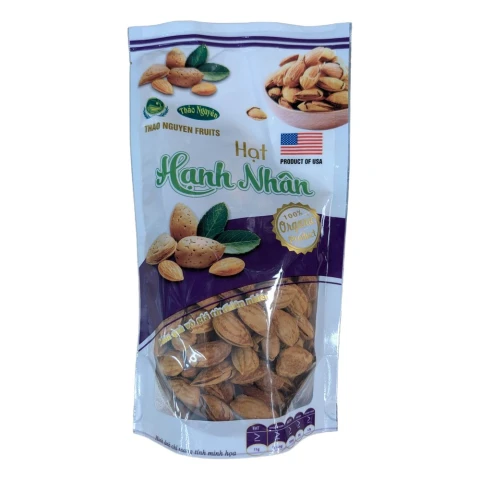 Hạt hạnh nhân nguyên vỏ Thảo Nguyên 280g/25