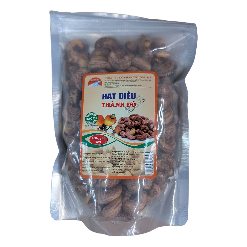Hạt điều Thành Đô gói 500gr.