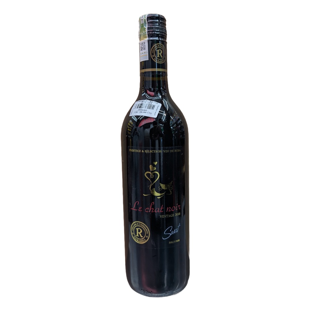 Vang ngọt Le Chat Noir 11,5% vol/6