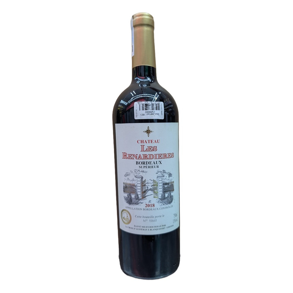 Vang Jaque Brel UG Bordeaux 13.5% 750ml/12