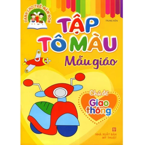 Tập tô màu mẫu giáo -Giao thông