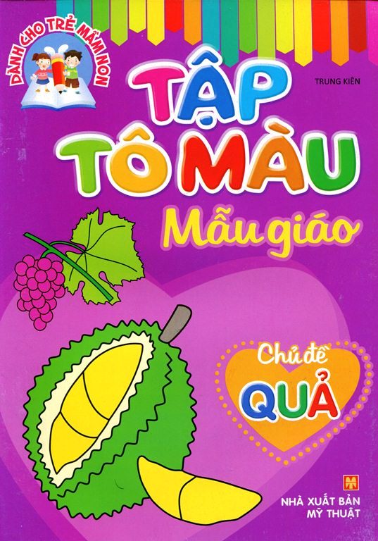 Tập tô màu mẫu giáo  - Quả
