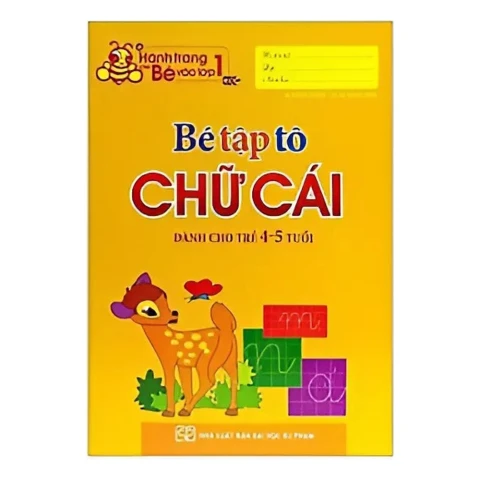 Bé Tập Tô Chữ Cái ( 4 - 5 T)