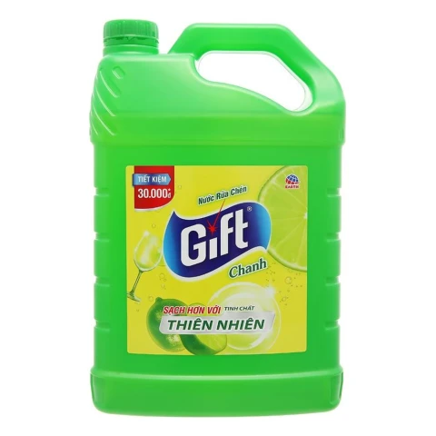 Nước rửa chén Gift chanh  3.8kg 