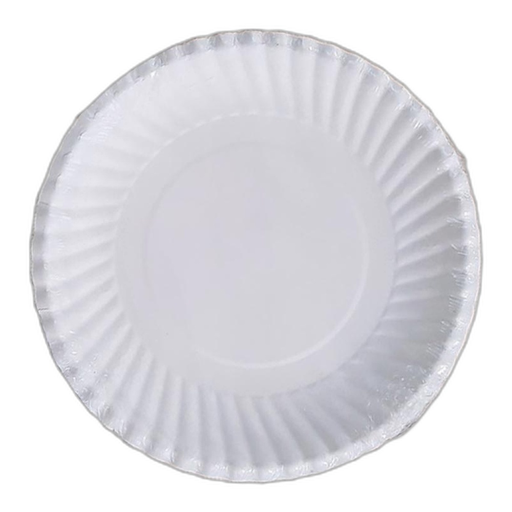 Đĩa giấy  trắng     23cm 