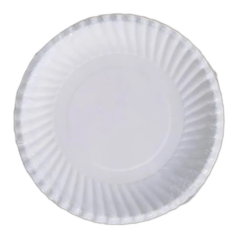 Đĩa giấy  trắng     23cm 