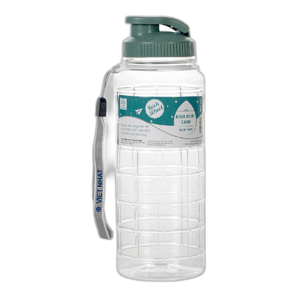 Bình nước ca rô  việt nhật  900ml 0099