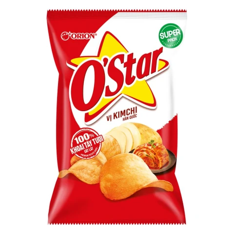 Snack  O Star vị kim chi 36gr