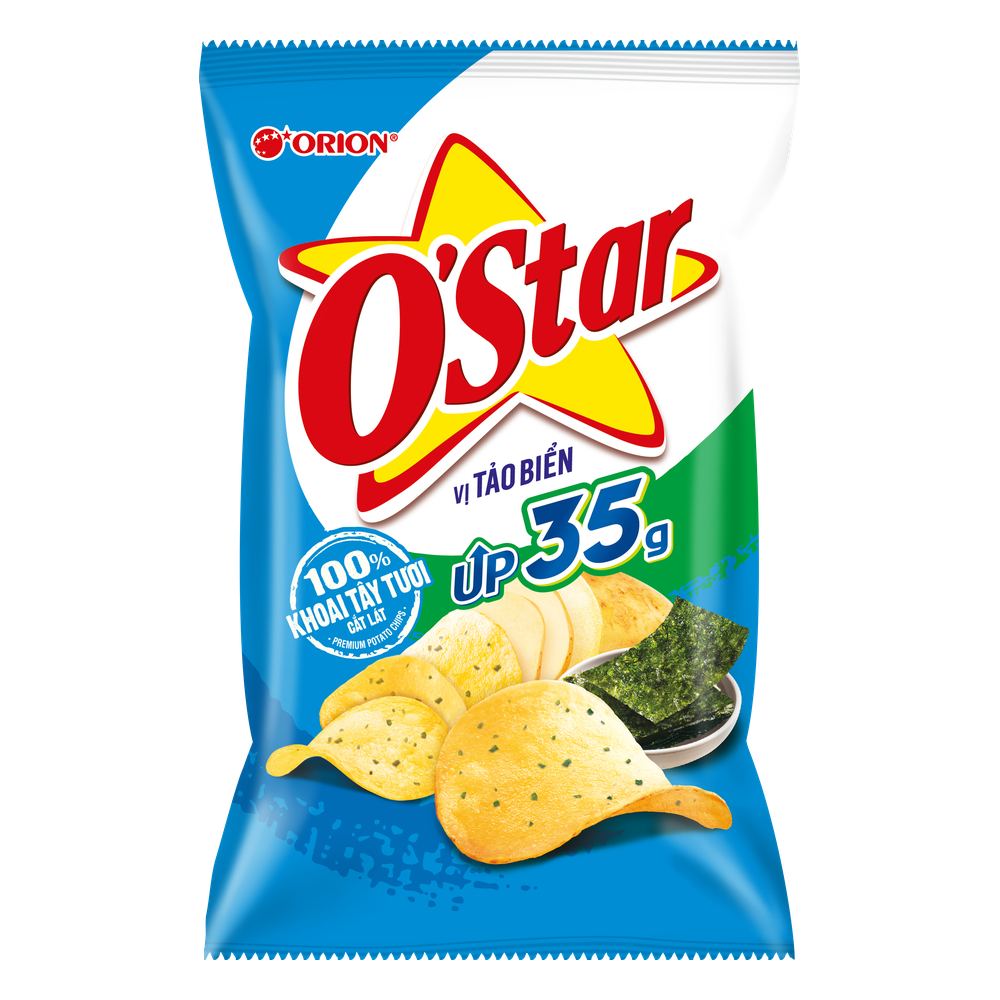 Snack  O Star vị tảo 32gr