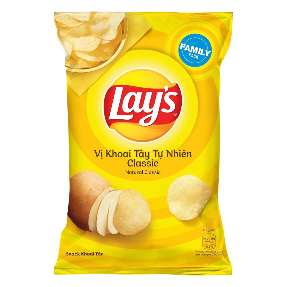 Snack Poca khoai tây tự nhiên 30gr