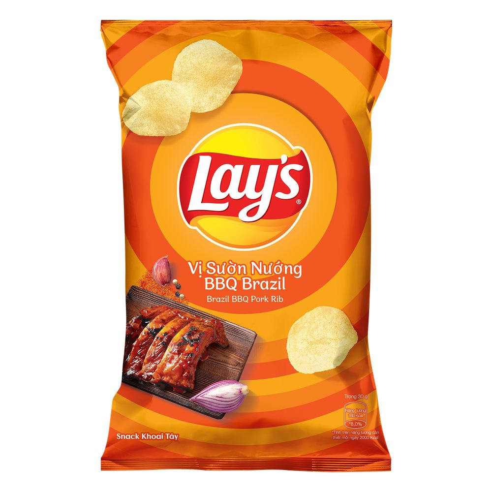 Snack Poca sườn nướng BBQ 54gr