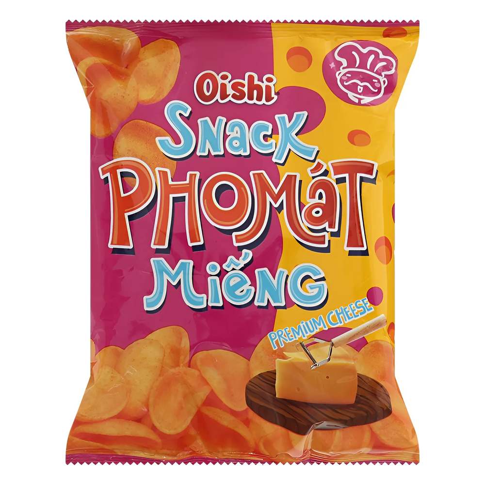 Snack  Oishi vị phomat 32gr