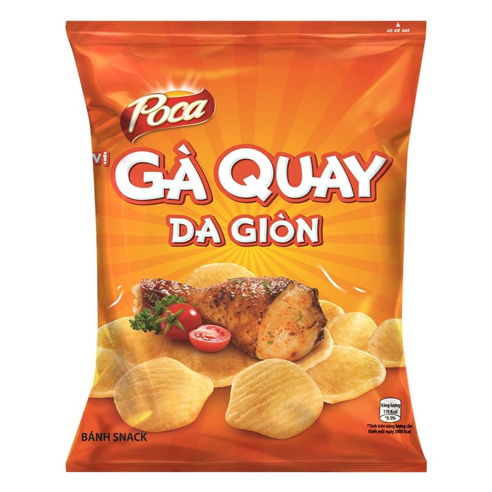 Snack Poca gà quay da giòn 30gr