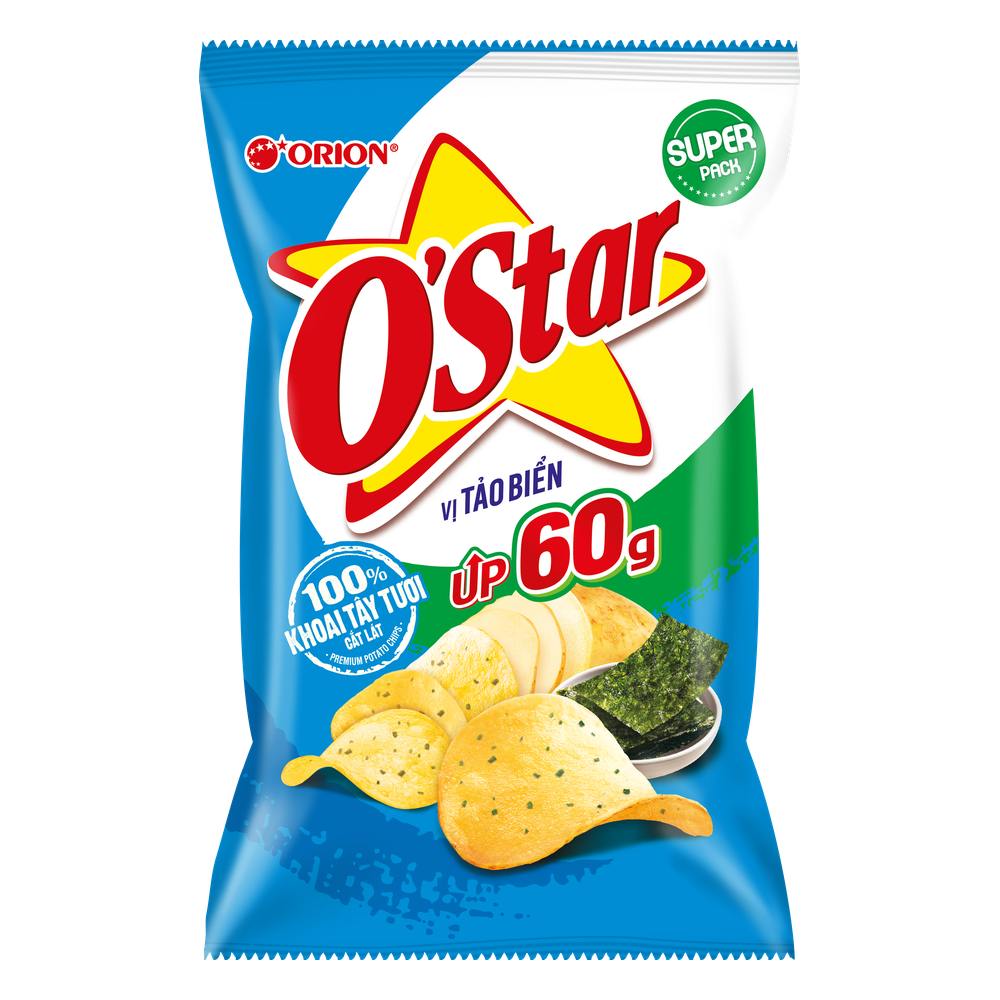 Snack  O Star vị tảo 60gr