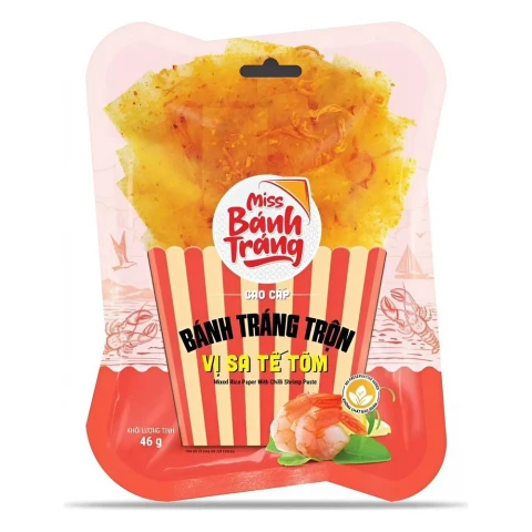 Miss Bánh tráng trộn vị sa tế tôm 40gr