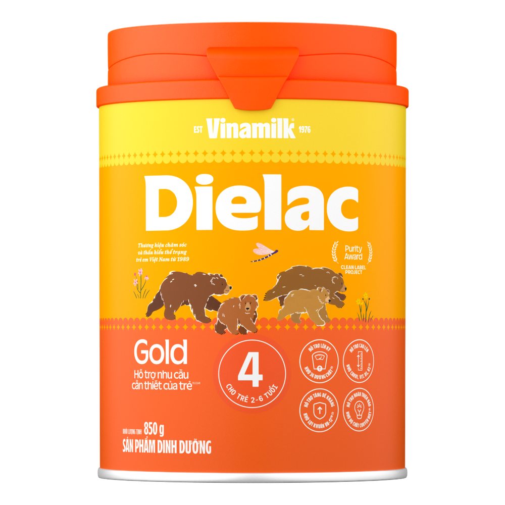 Sữa bột VNM Dielac Alpha Gold 4  HT 1.4 kg/6