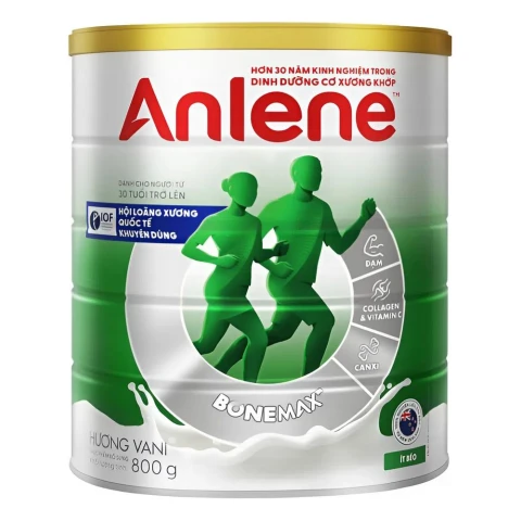 Thực phẩm bổ sung Anlene cho người từ 30 tuổi trở lên HT 800g/12
