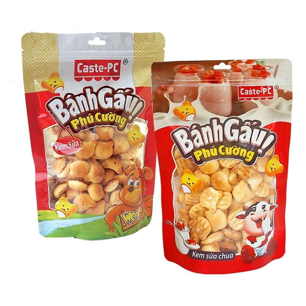 Bánh gấu  Phú Cường nhân kem sữa chua 180gr
