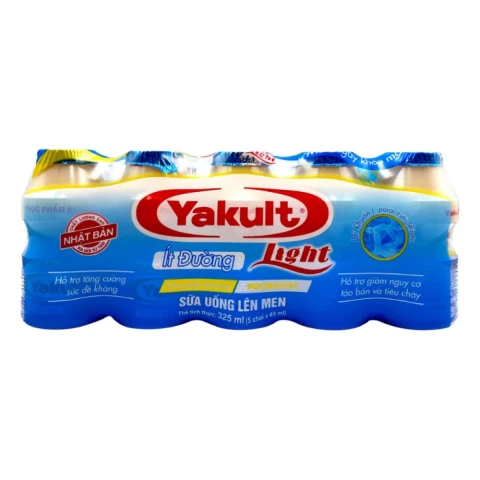 Sữa uống lên men ít đường Yakult 65ml*10