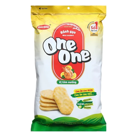 Bánh mặn One One vị tôm nướng 150gr