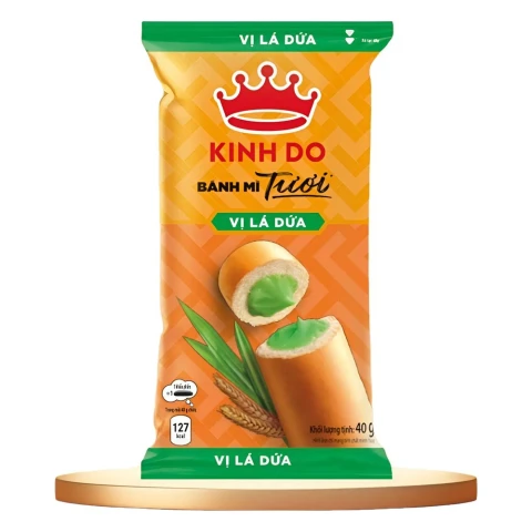 Bánh mì tươi Kinh Đô lá dứa 40gr