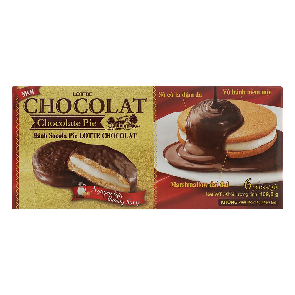 Bánh Socola Pie Lotte Chocolat 169,8gr
