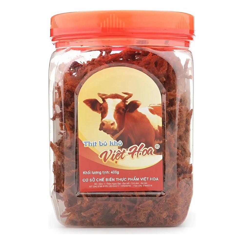 Bò Khô Việt Hoa hộp 400gr
