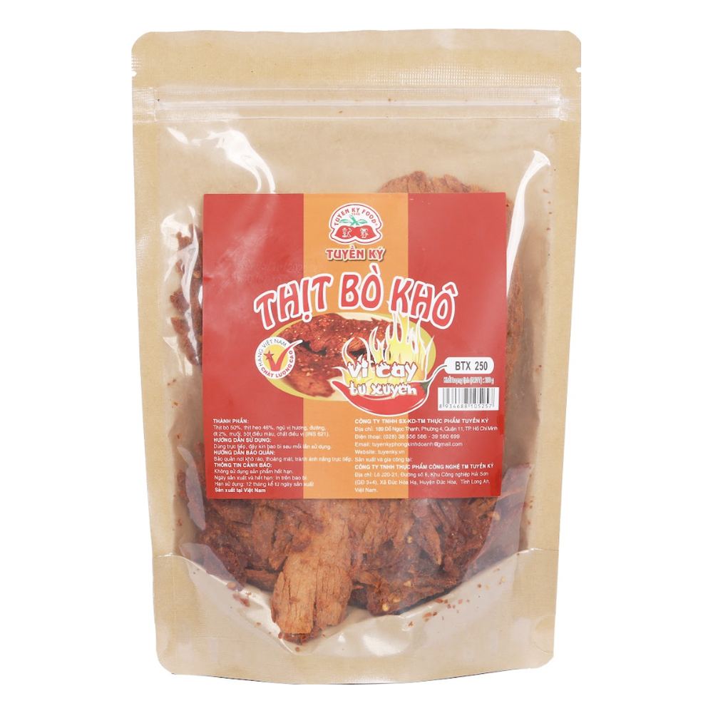 Bò khô Phong Hiền túi 75gr