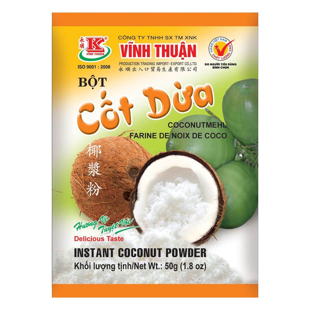 Bột cốt dừa Vĩnh Thuận  50gr