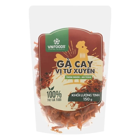 Gà cay  VN-Foods vị tứ xuyên 50gr