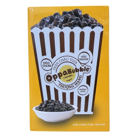 Trân châu tươi Caramel Oppabubbe 700g/20