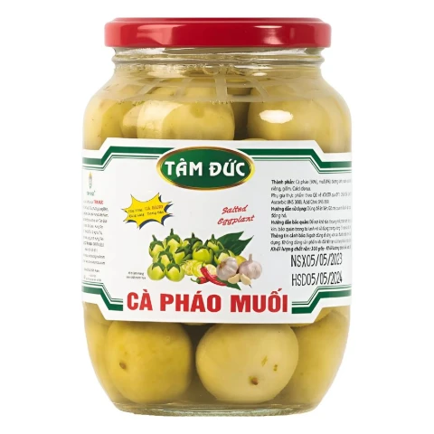Cà pháo muối Tâm Đức  500gr