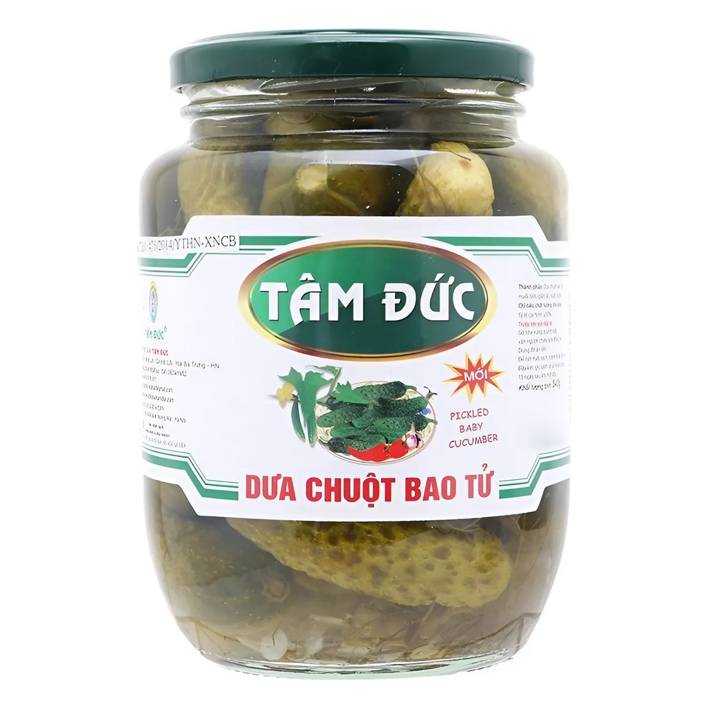 Dưa chuột bao tử Tâm Đức  540gr