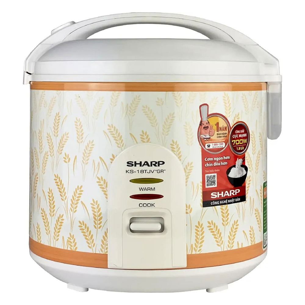 Nồi cơm điện sharp  1.8L KS-182ETV