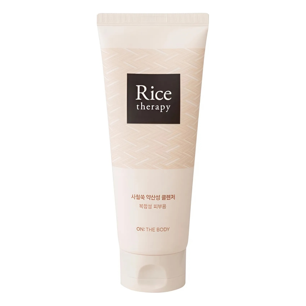 Sữa rửa mặt On The body  Rice therapy Artemisia pH Balance Cleanser cho da hỗn hợp   150G
