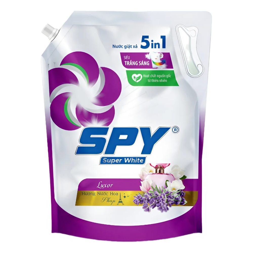Nước giặt Spy   Super White túi tím Luxor 3.6kg