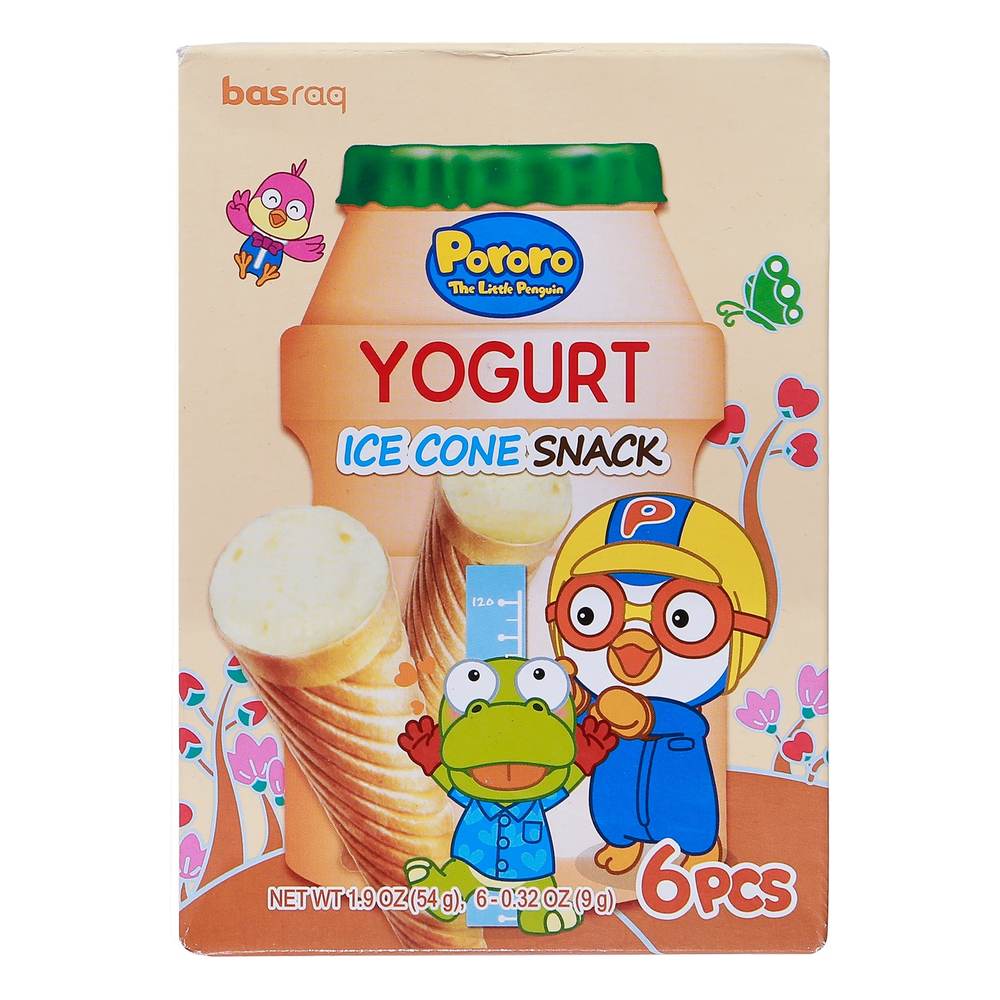 Bánh kem ốc quế Pororo vị sữa chua 54g