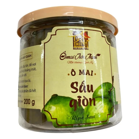 Ô mai  Tiến Thịnh  sấu giòn cay  200gr