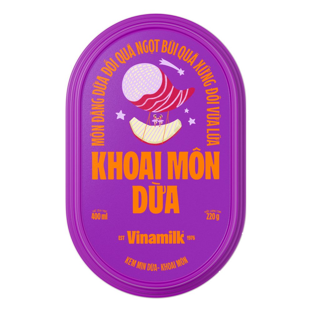 Kem mịn dừa - khoai môn Vinamilk 400ml